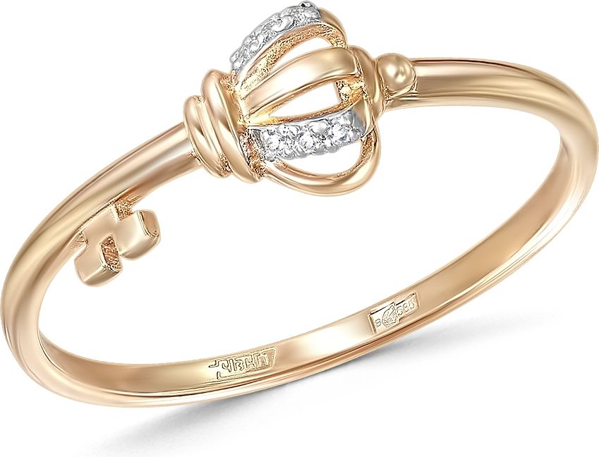 Кольцо с Фианитом B-38319-F