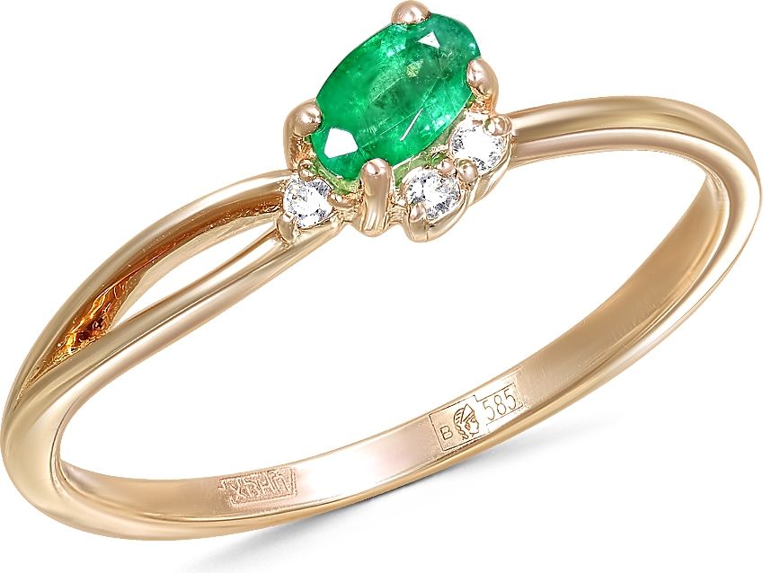 Кольцо с Изумрудом B-38332-I