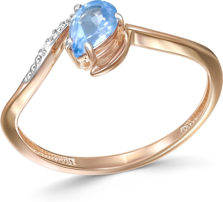 Кольцо с Фианитом B-38446-D