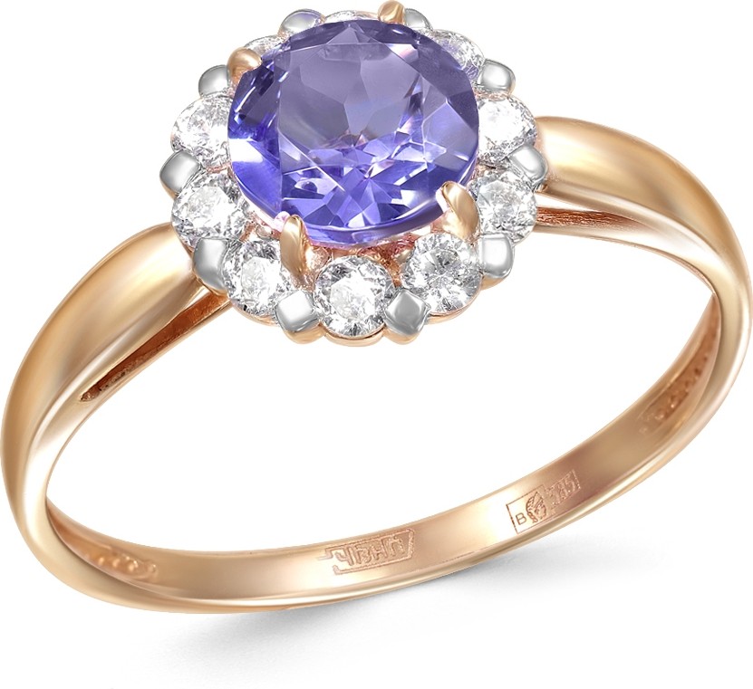 Кольцо с Фианитом B-38449-I