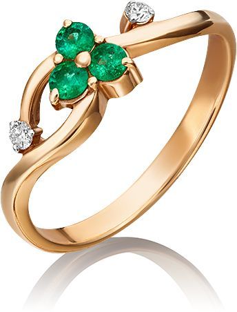 Кольцо с Изумрудом B-44005-J