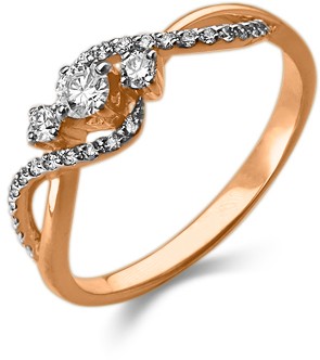 Кольцо с Фианитом B-44033-I