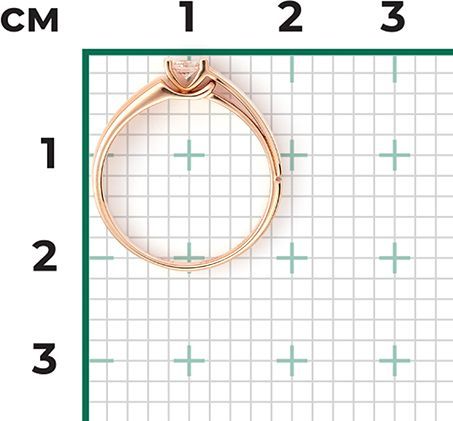 Кольцо с Бриллиантом B-44061-I 2