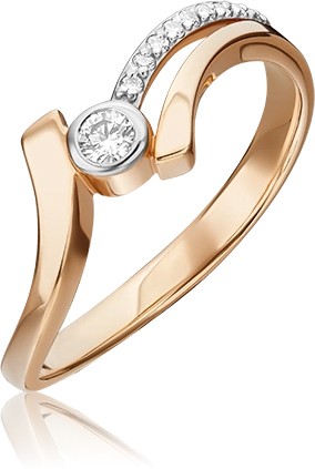 Кольцо с Бриллиантом B-44177-J