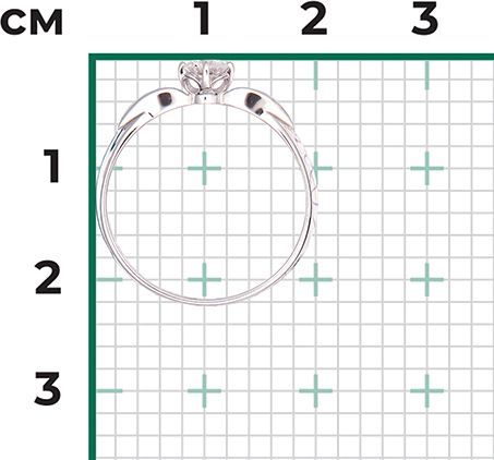 Кольцо с Бриллиантом B-44186-E 2