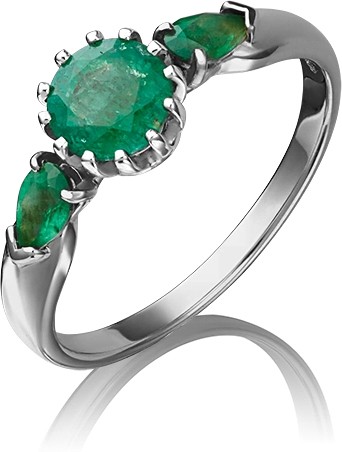 Кольцо с Изумрудом B-44194-B