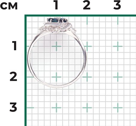 Кольцо с Сапфиром B-44236-J 2