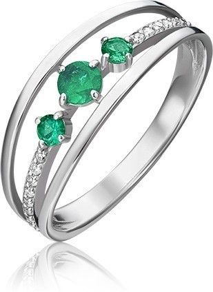 Кольцо с Изумрудом B-44434-I