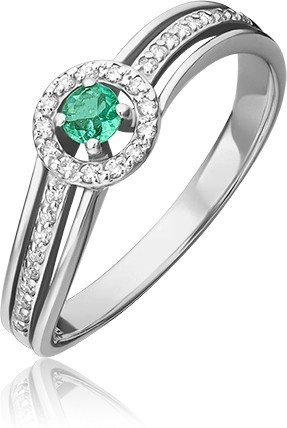 Кольцо с Изумрудом B-44435-C