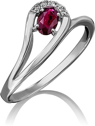 Кольцо с Рубином B-44555-H