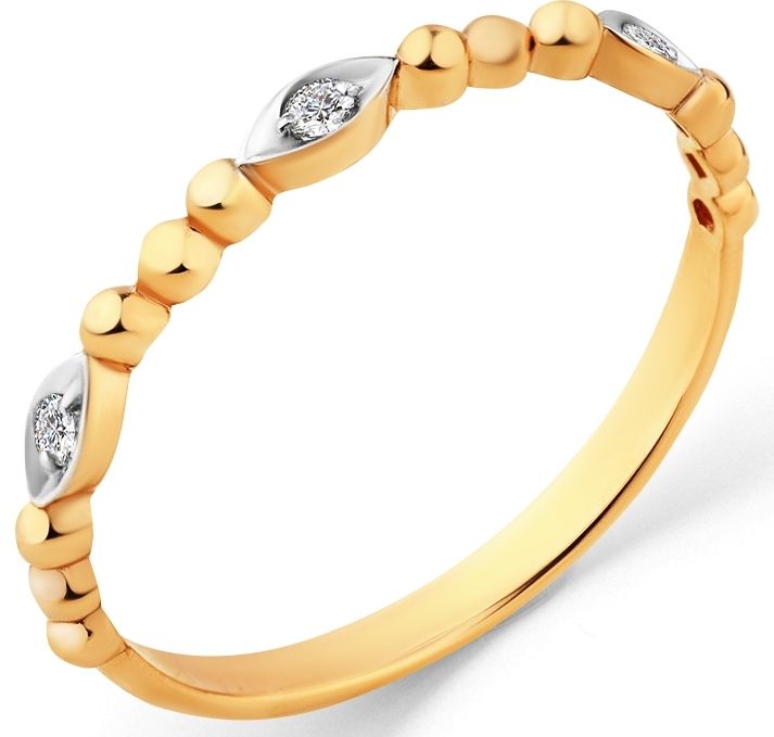 Кольцо с Фианитом B-46218-A