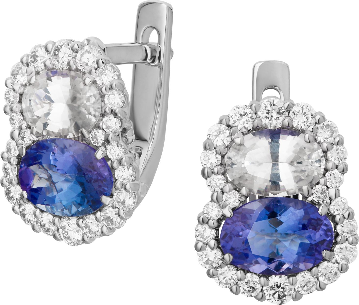 Серьги с Танзанитом B-48028-H