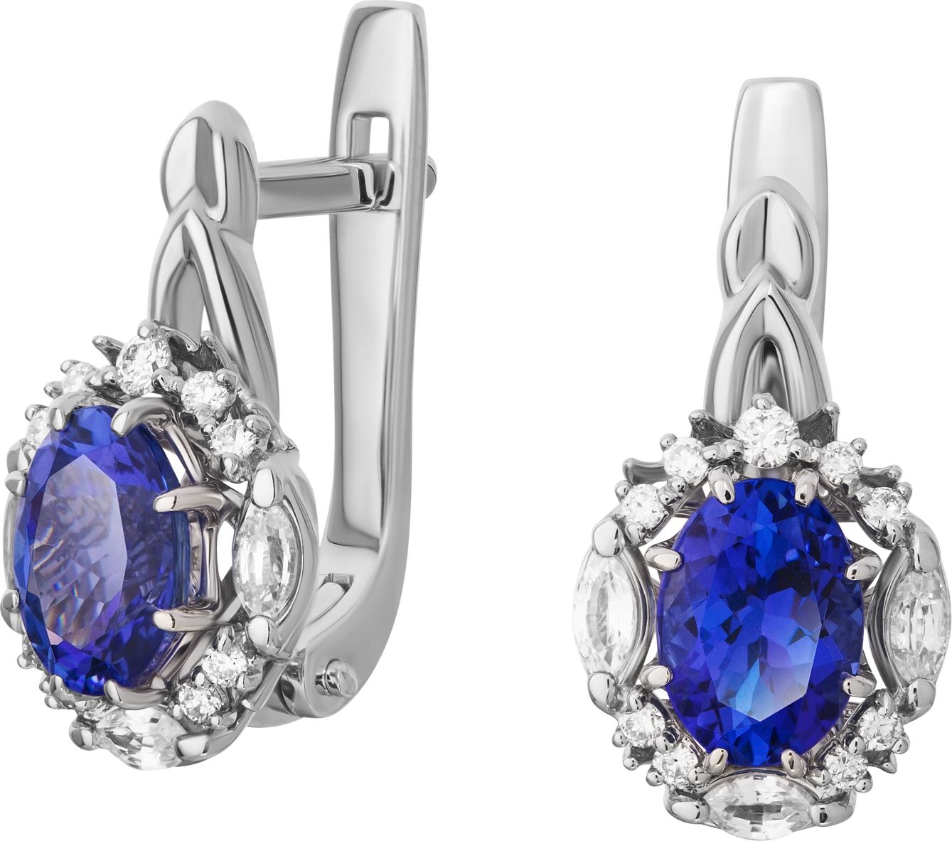 Серьги с Танзанитом B-48031-G