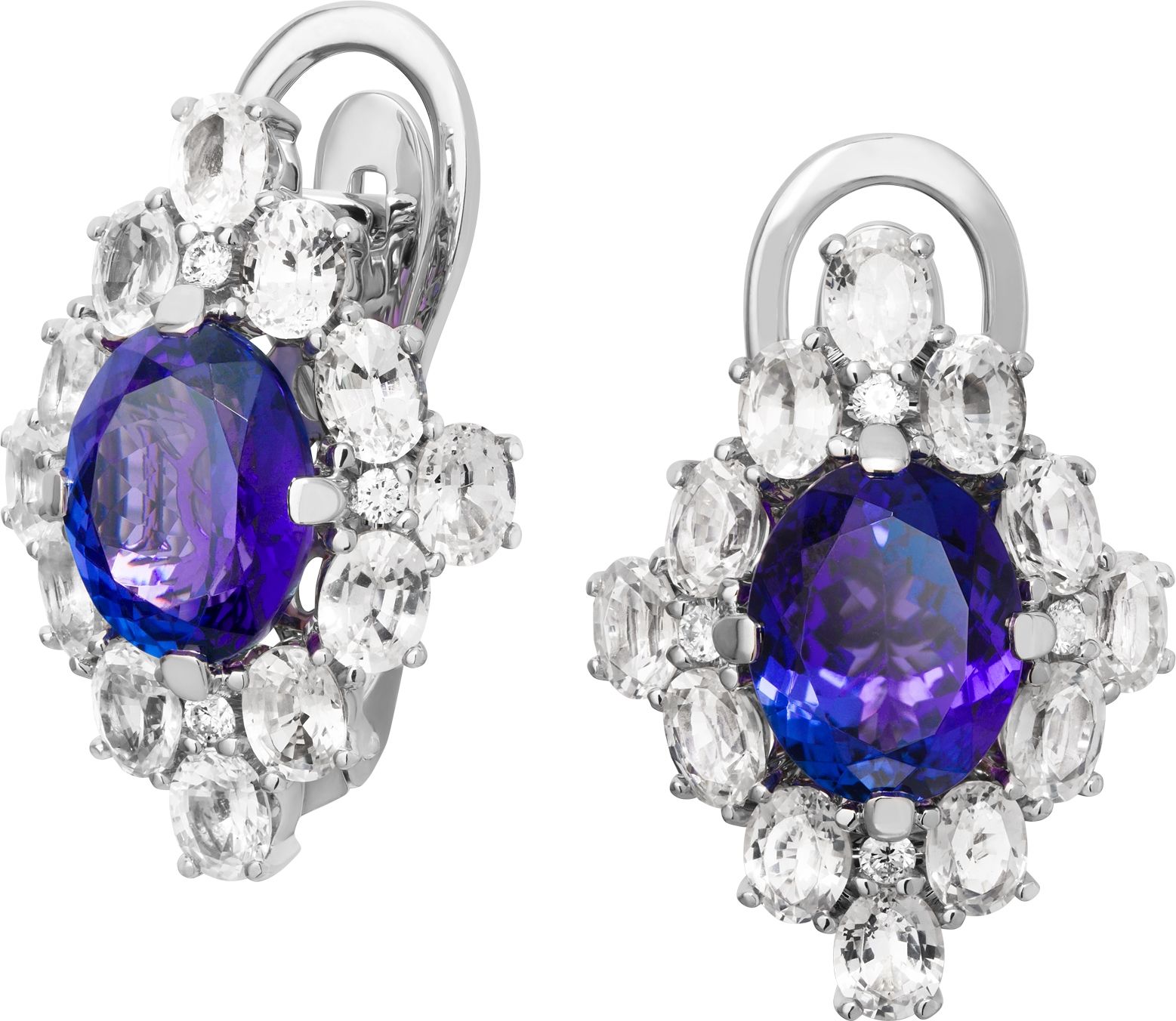 Серьги с Танзанитом B-49076-E