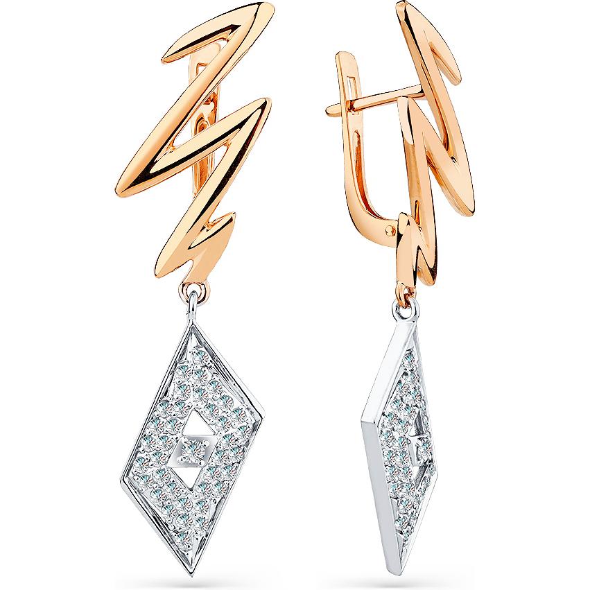 Серьги с бриллиантами B-50048-G