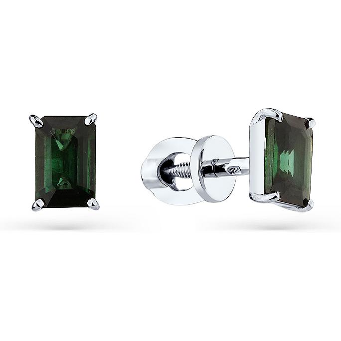 Серьги с турмалином B-50070-A