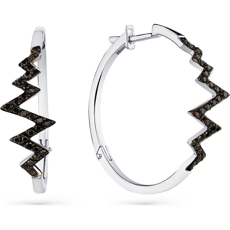 Серьги с бриллиантами B-50144-H