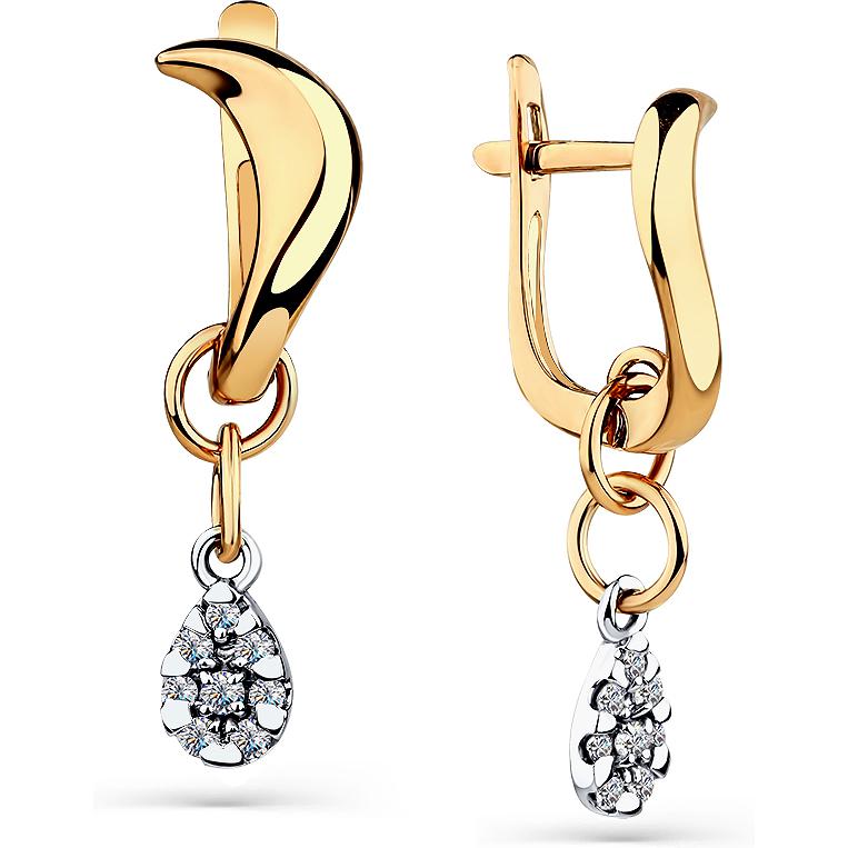 Серьги с бриллиантами B-50156-I