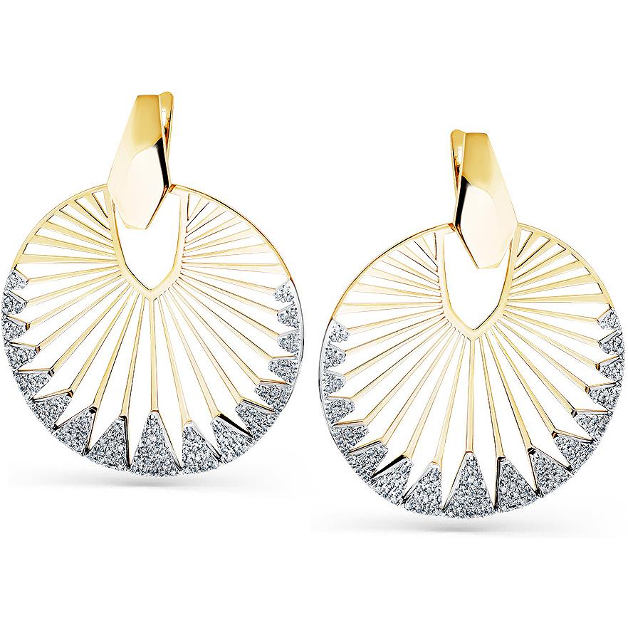 Серьги с бриллиантами B-50210-J