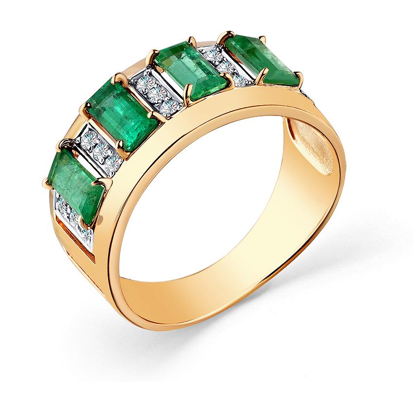 Кольцо с Изумрудом B-50306-J