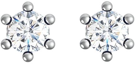 Серьги с бриллиантами B-52002-B