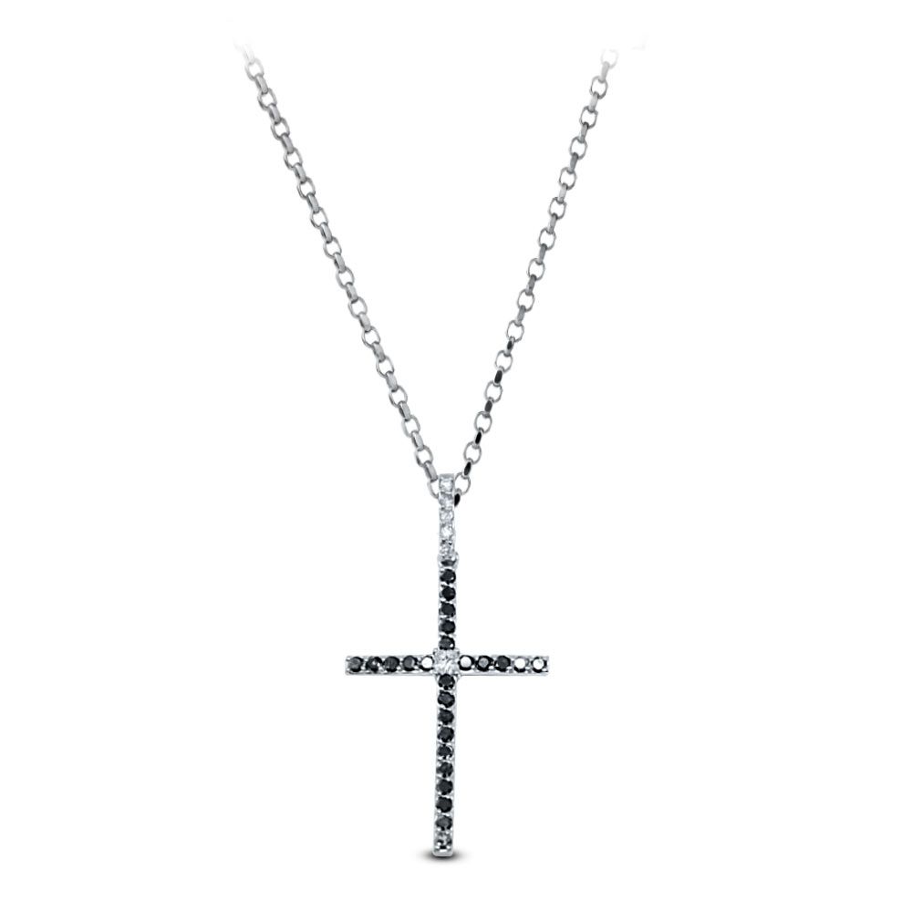 Крестик с бриллиантом E-9-12-3000-0718-C
