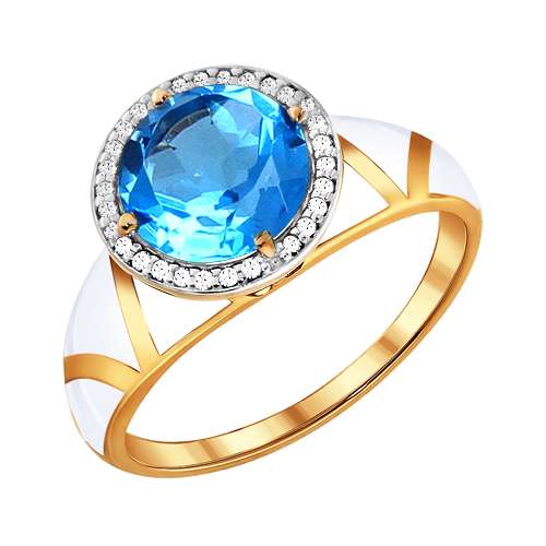 Кольцо с Топазом G-1319-J