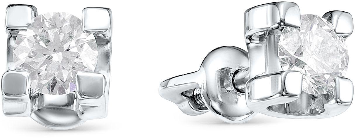 Серьги с бриллиантами H-0076-C