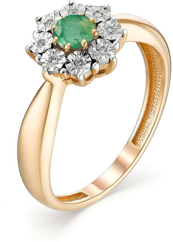 Кольцо с Изумрудом H-0175-F