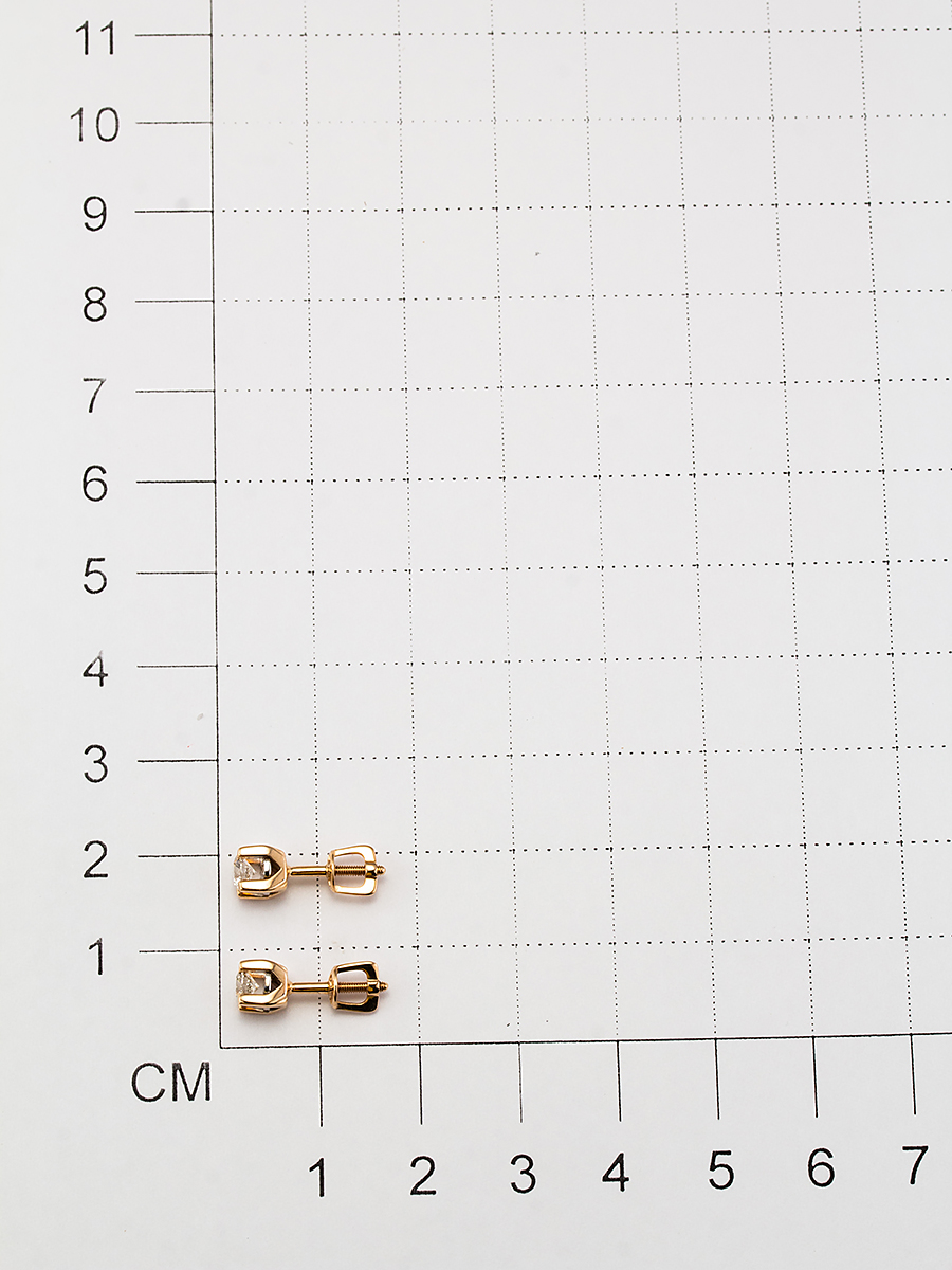 Серьги с бриллиантами H-0494-B 1