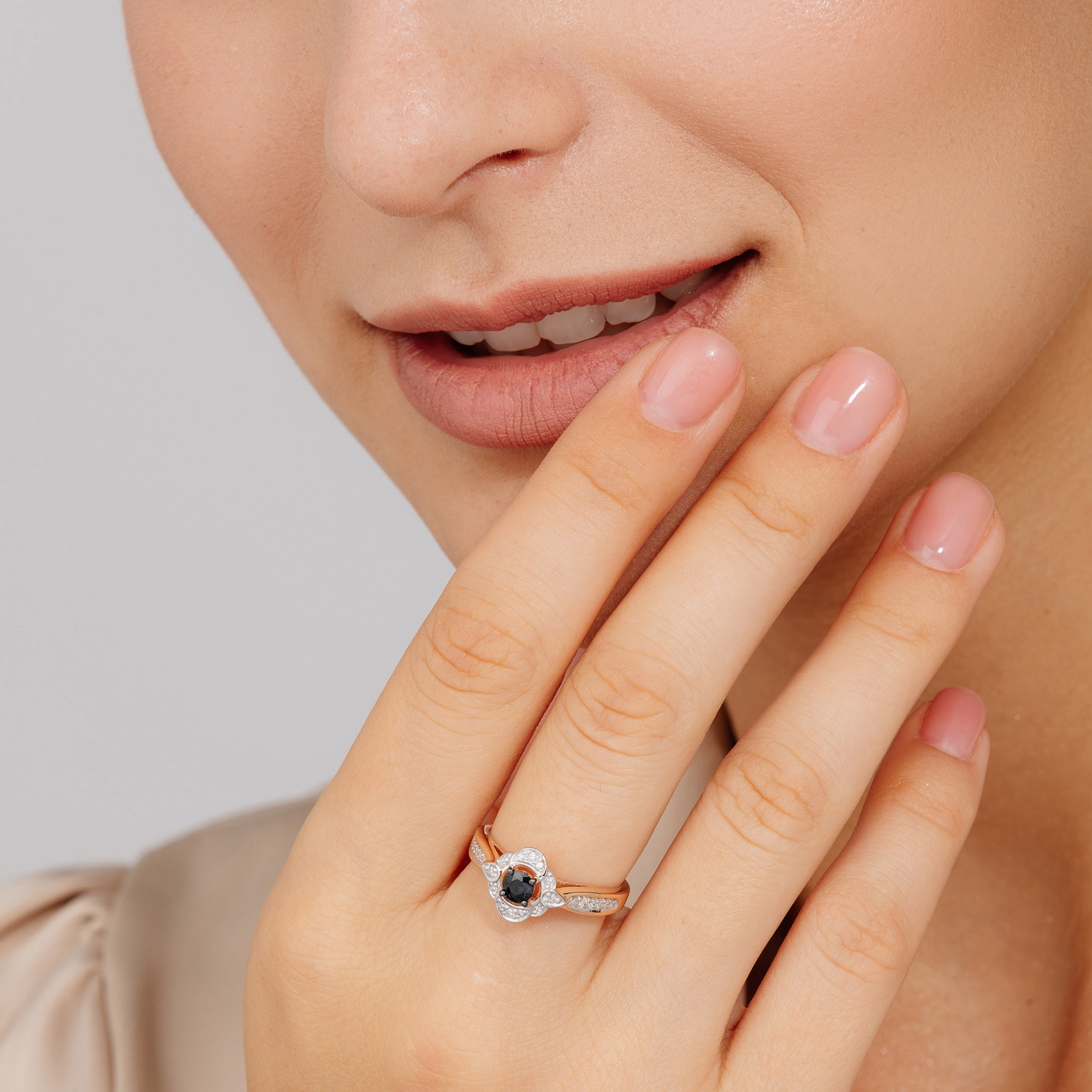 Кольцо с Сапфиром H-0625-G 2