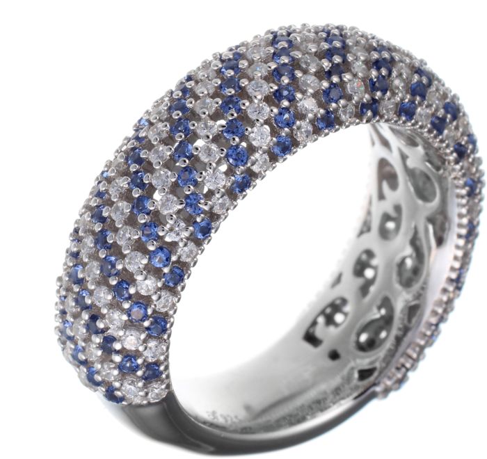 КОЛЬЦО 4-M1246_BLWR_001_W-7 c Цирконом