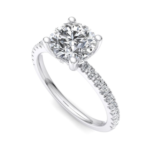 Кольцо с Бриллиантом 8-L0358-18K--23 1