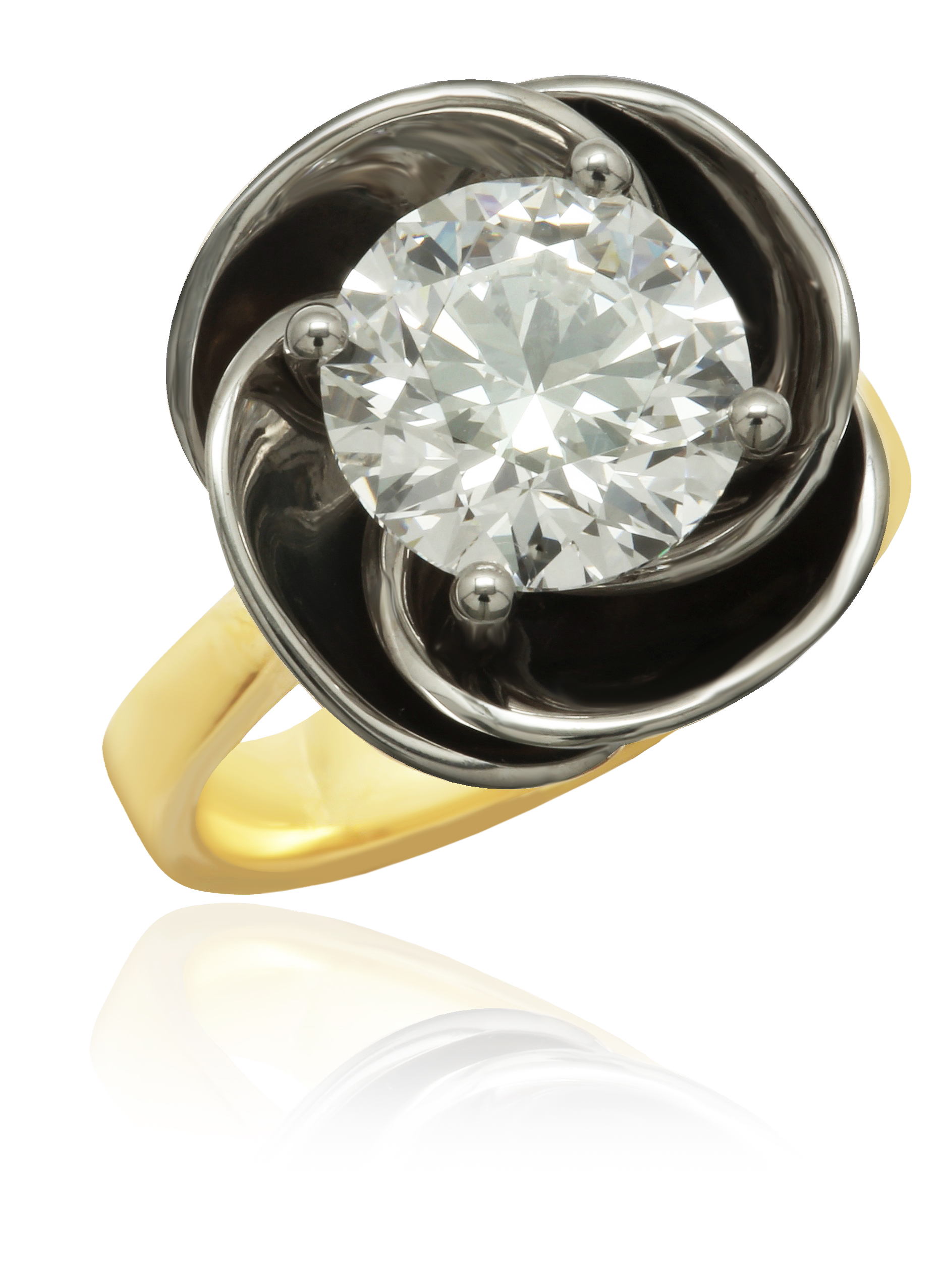 Кольцо с Бриллиантом I-Свет путеводной звезды-I