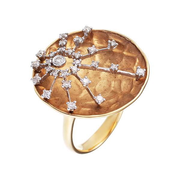 Кольцо с Бриллиантом 12-295DWA4SG_Y-7