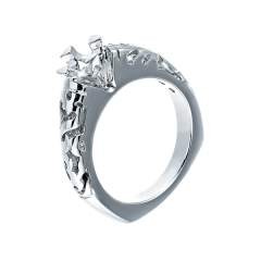 Кольцо с Бриллиантом 19-215_W-7