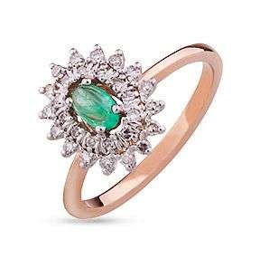 Кольцо с Изумрудом A-0130130978-C