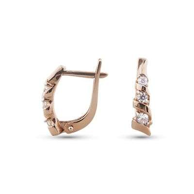 Серьги с бриллиантами A-00130100355-I