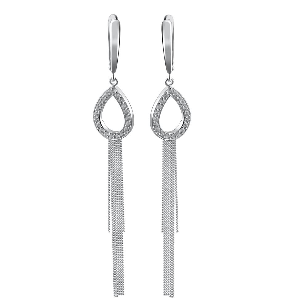 СЕРЬГИ 27-11С157790-G c Фианитом