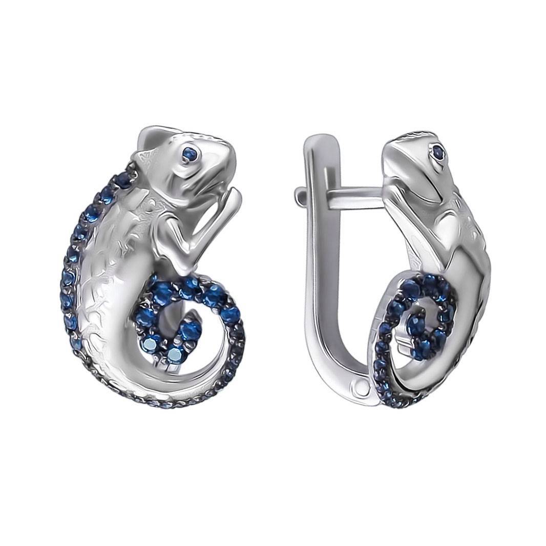 СЕРЬГИ 28-19С252012-J Без вставок