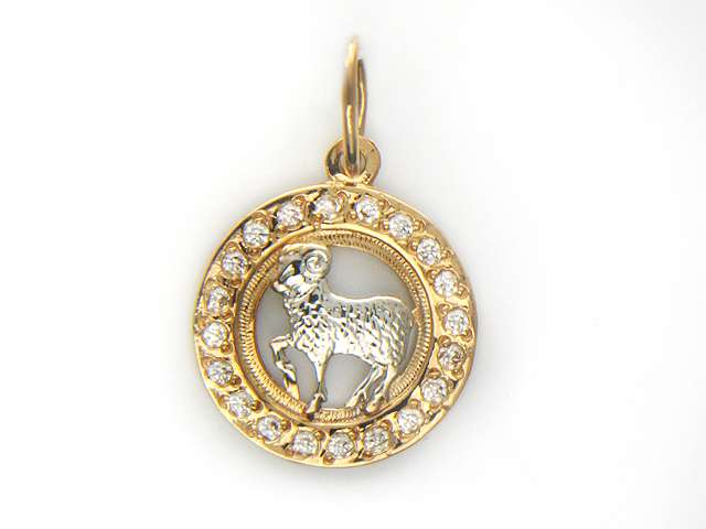 Подвеска с Фианитами 28-4Д16310-D