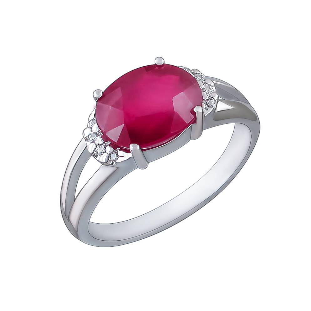 КОЛЬЦО 30-11К551047R-21 c Рубином