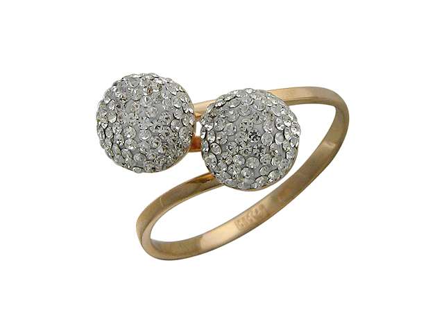 Кольцо с Фианитом 38-8К119020--A