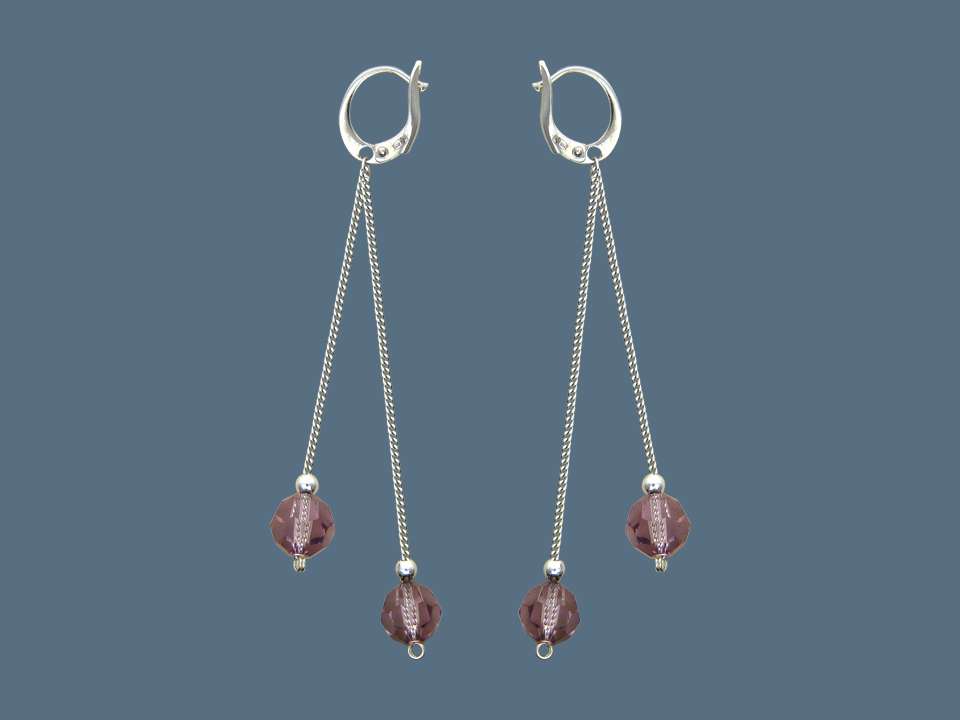 СЕРЬГИ 39-1С2548022556-J c Кр. Сваровски