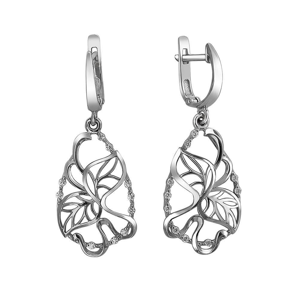 СЕРЬГИ 40-11С15253-E c Фианитом