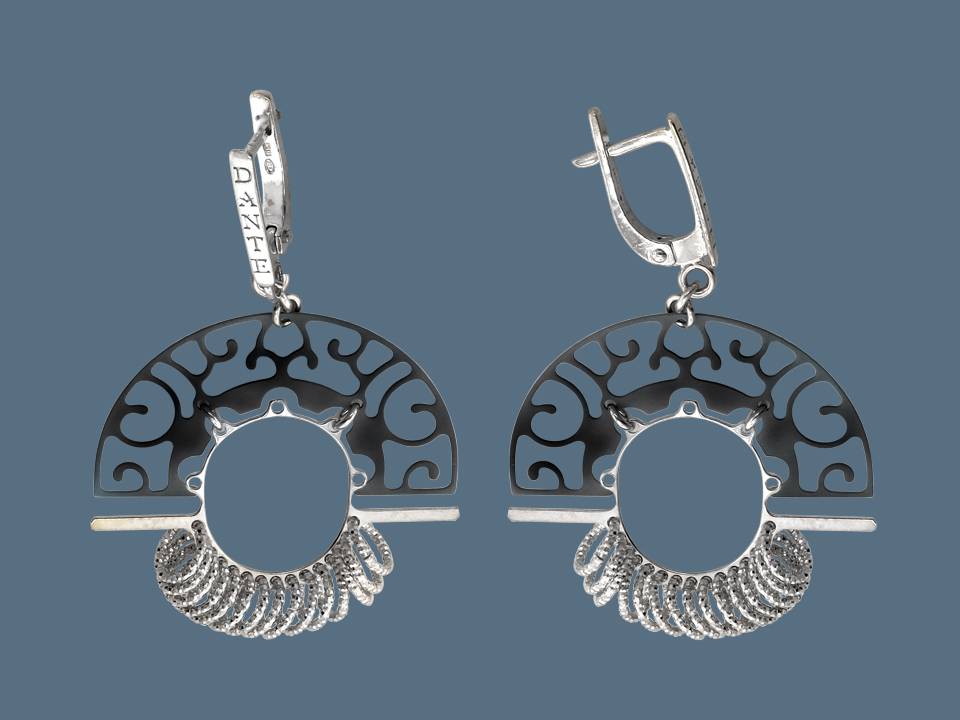 СЕРЬГИ 42-4С05160-A Без вставок