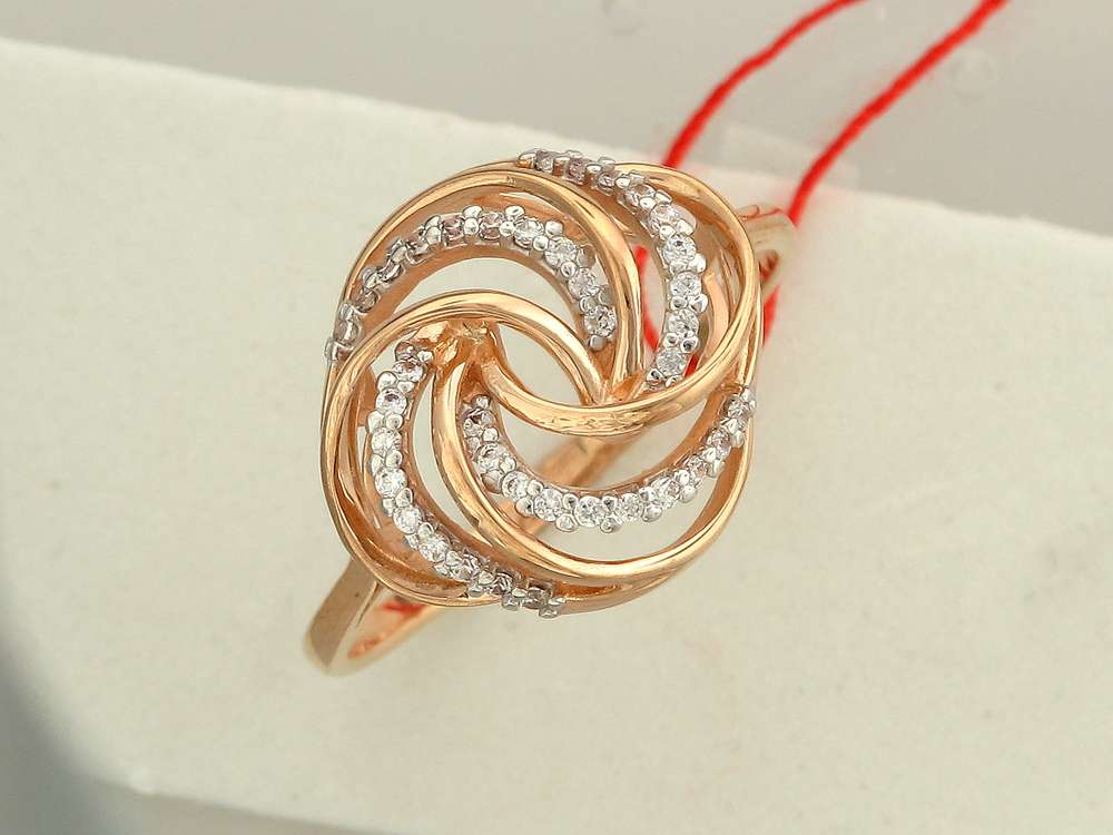 Кольцо с Фианитом 43-3К11577-I