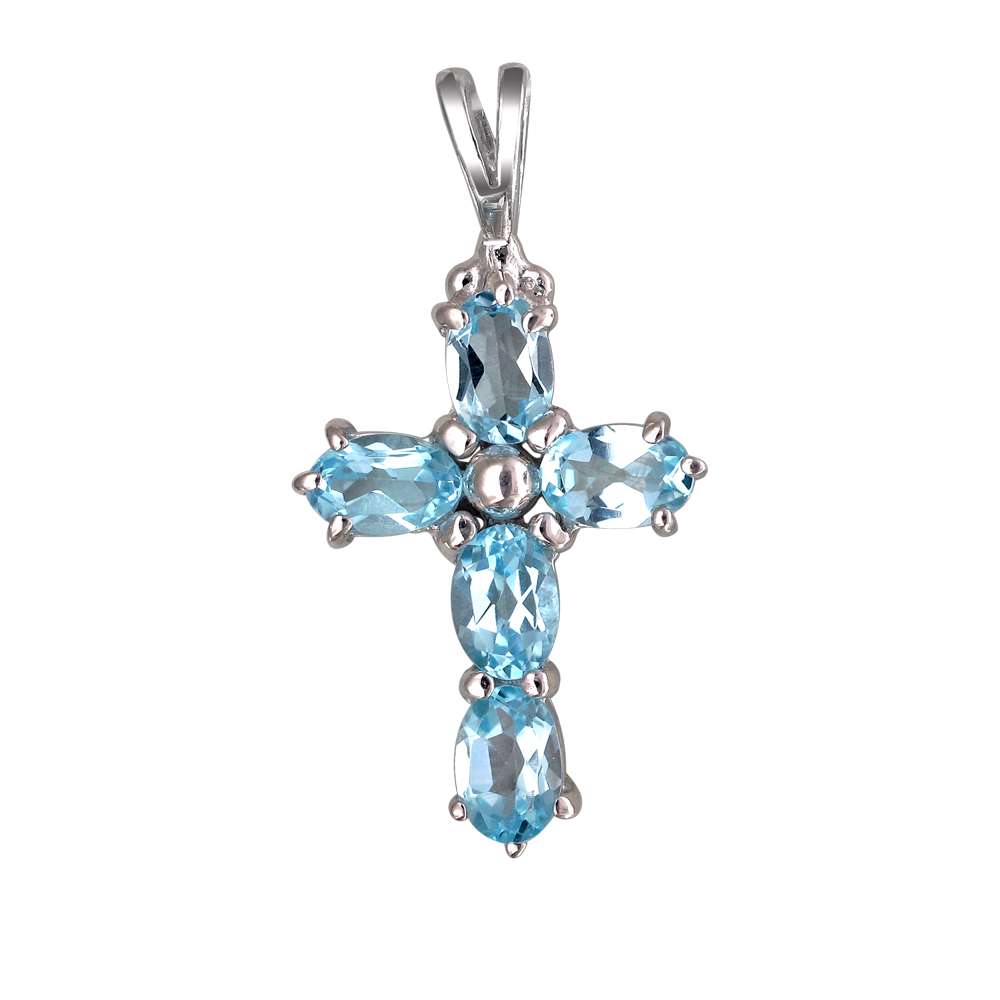 ПОДВЕСКА 43-6Р35180-I c Топазом