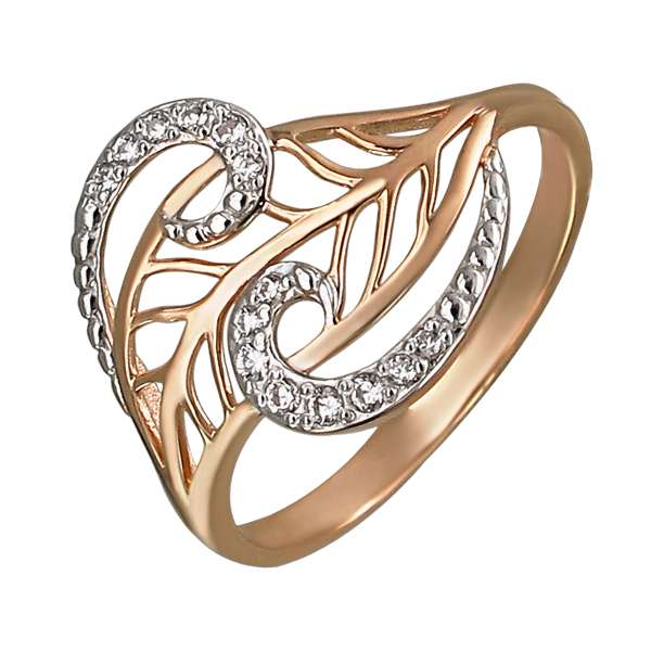 Кольцо с Фианитом 44-12К11073-E