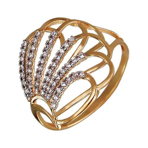 Кольцо с Фианитом 44-12К11725-D